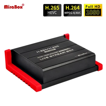 

H.265 Hardware Encoder HDMI to IP Live Streaming Video Encoder 1080P@60Hz RTMP Encoder HDMI Encoder for YouTube Facebook Twitch