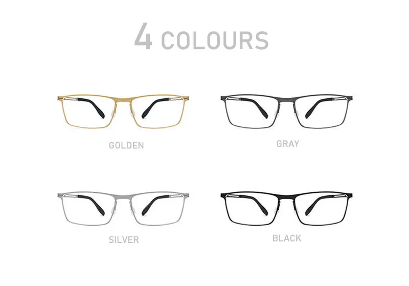 Оптические очки оправа очки мужские деловые из бета-титанового сплава очки по рецепту очки полный обод очки