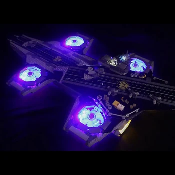 

Vonado Battery Operated LED Light Building Block Modified Kit for Marvel Super 76042 Helicarrier Movie In stock 07042