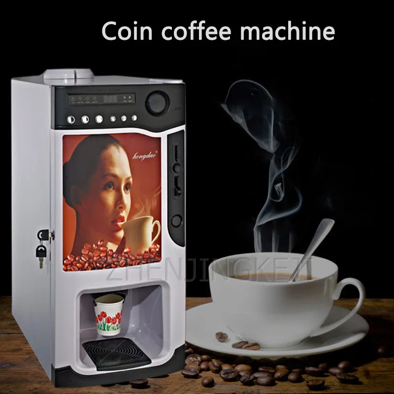 Coin Operated Coffee Machine Commercial Small Fully Automatic Unmanned