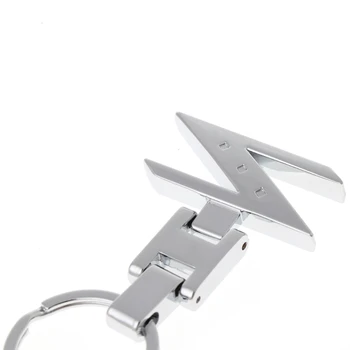 

Chrome Finishing Letter Z Car Key Chain Ring For Nissan 280ZX 300ZX 350Z 370Z Z E7CA