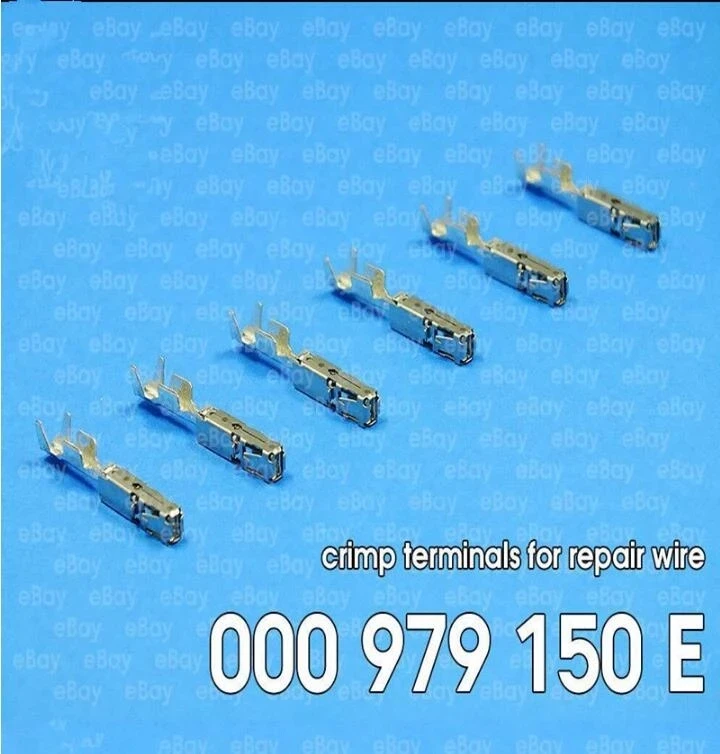 

20/28/50/100/200/500 pcs Female Crimp Terminals (Pins) For Repair Wire for Seat Tyco TE 000979150E 8K0 973 703 000 979 150 E