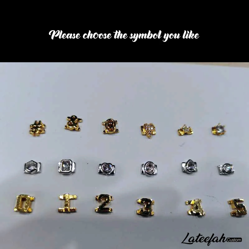 Lateefah Personality Slider Bangle Roman Numeral Bracelet Women Bangle Sliding Sliding Zircon Letter  Symbol Number