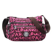 Новинка, нейлоновые сумки-мессенджеры, женские винтажные сумки через плечо с цветком, Женский светильник, весовой светильник, повседневные сумки