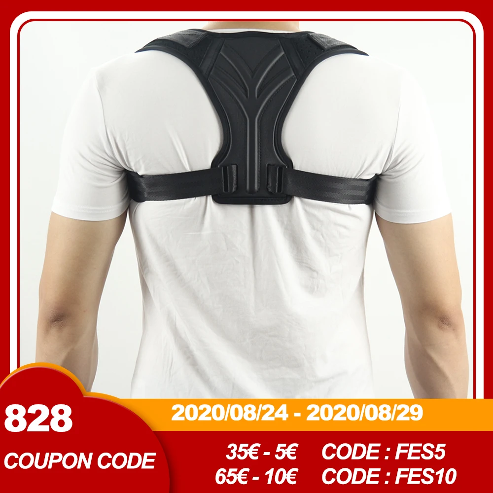 Spine Corset Support Posture Corrector Back Brace Adjustable Posture Brace for Upper Back Shoulder Back Pain Relief Trainer|Braces & Supports| - AliExpress