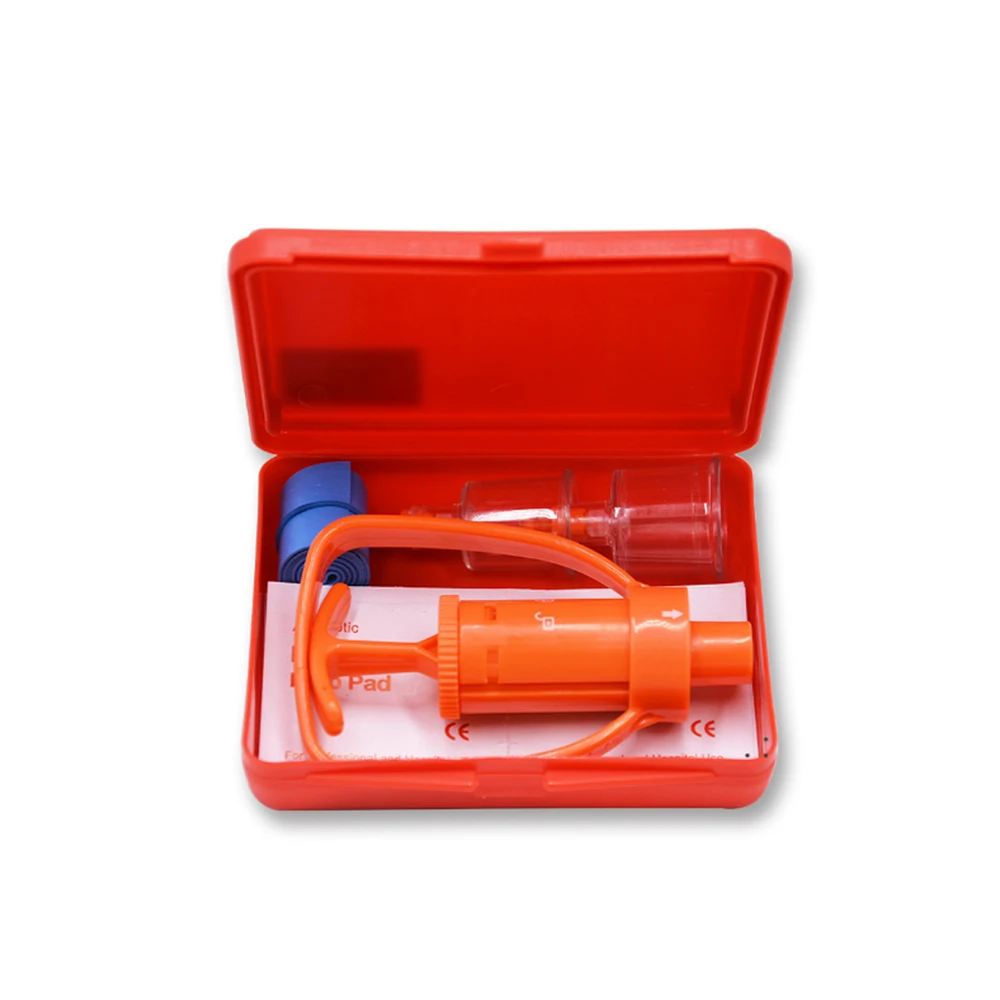 

Poison Extractor Remover Survival Tool Outdoor Camping Hiking Safety Emergency First Aid Vacuum Pump Kit