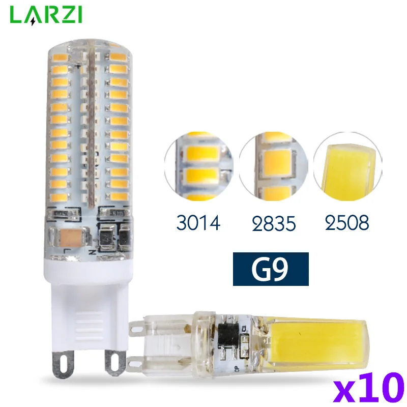 10pcs/lot G9 led 220V 6W 7W 9W 10W 12W LED Lamp Led bulb SMD2835 3014 Light Replace 20W/30W/40W/50W halogen lamp light | Лампы и