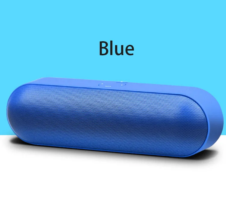 Blue Портативный 3D стерео Bluetooth динамик с двойным драйвером громкий динамик звуковая система Музыка объемный поддержка TF AUX USB Play - Цвет: Blue