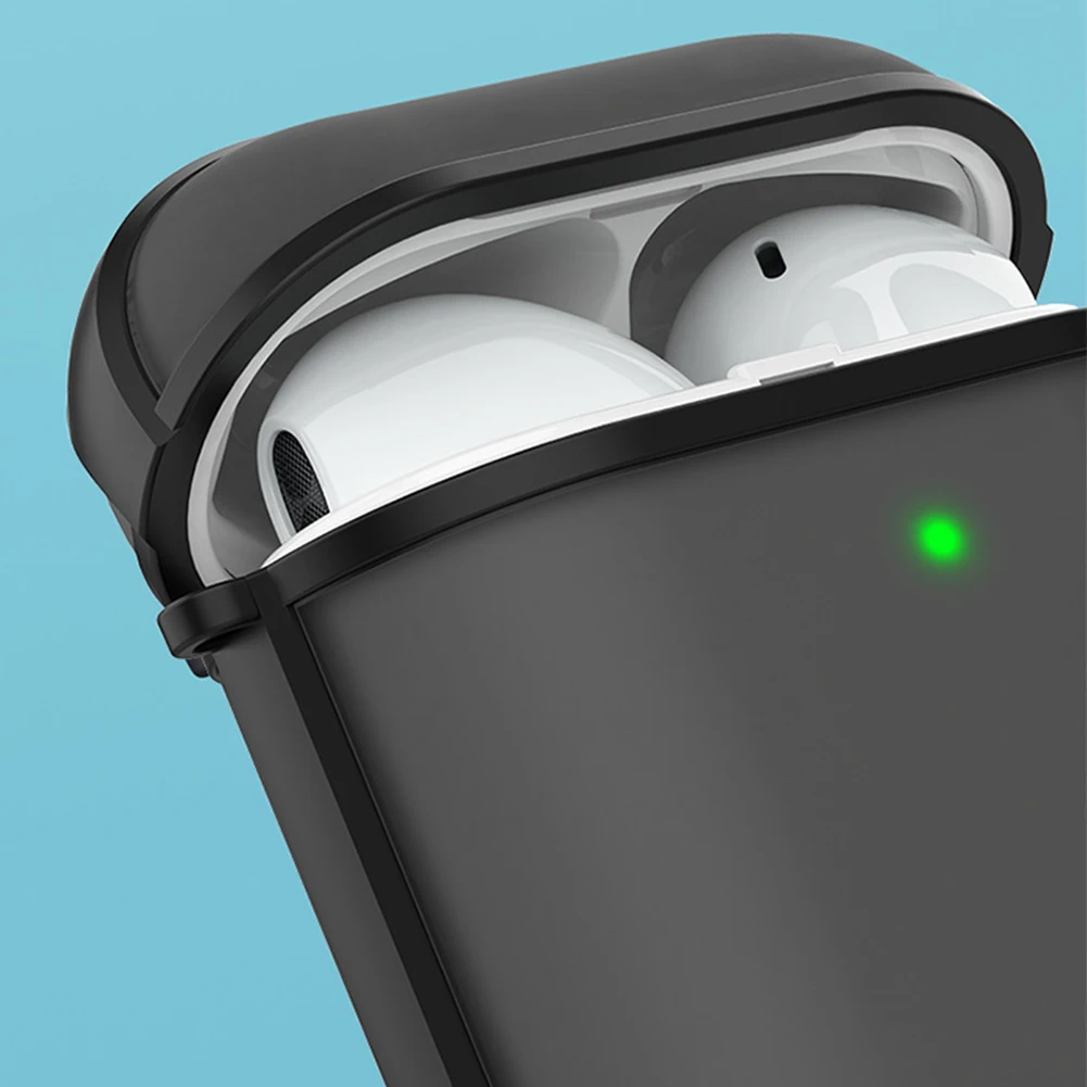 Матовый ТПУ Bluetooth чехол для наушников для Apple AirPods 1 2 мягкий силиконовый защитный чехол для гарнитуры противоударный чехол для AirPods Pro