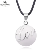 Eudora Angel Caller Baby Chime Ball Blue White Love Letter Harmony Bola Ball Ringing Bola Pendant Necklace Jewelry Pregnant Gift 2
