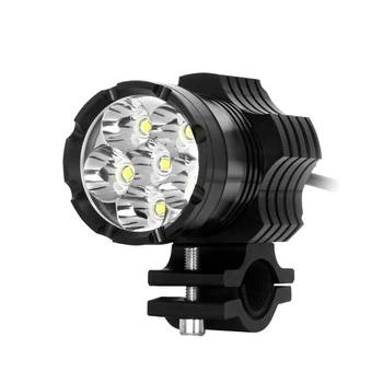 

Motorcycle Led Headlights Auxiliary Lamp Motorbike Front Spotlight Motor Drl Fog Spot Head Light Lamps Accessories Dc 12-85V 60W