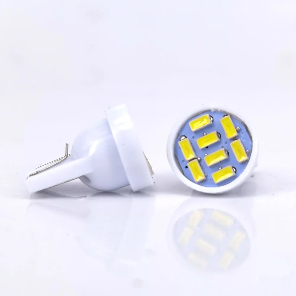 100pcs   Led T10 8 Smd 3014 8leds 3020 8SMD ڵ  194 168 192 W5W ڵ     ڵ ׼