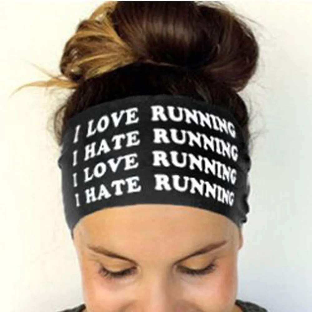 Лучшие продажи Дамы Спорт повязка головная для йоги Sweatband тренажерный зал повязка-стрейч на голову бег Гольф падение покупки Banda para el cabello wd3