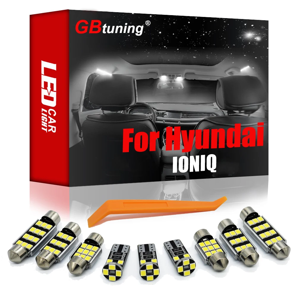 GBtuning Canbus светодиодный 12 шт. в упаковке для Hyundai Ioniq Электрический гибридный EV