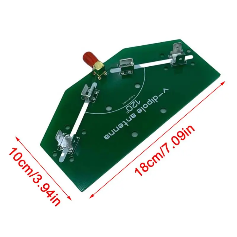 

78M-1GHz Frequency Receive 137MHz Positive V Horn Antenna Rod V-dipole SMA Cable Q81F