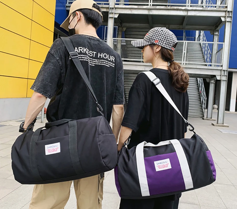 Большая вместительная сумка для занятий спортом на открытом воздухе, Водонепроницаемая спортивная сумка, сумка для фитнеса для мужчин и женщин, многофункциональная сумка на плечо для путешествий, йоги