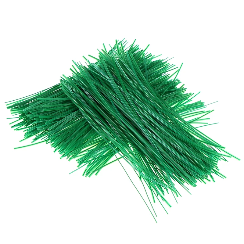 500pcs Green Gardening Vine Climbing Plants Cable Tie Lines Plant Brackets Parts Bonsai Flower Cucumber Grape Rattan Supports