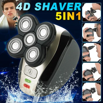 

5 In 1 4D Rotary 5 Heads 600mAh Powered USB Beard Trimmer Tool LDO99