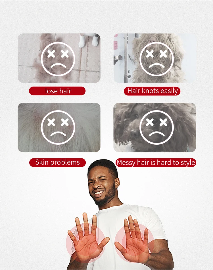 Remove Needle Brush Slicker Massage Tool Dog Cat Grooming Comb Shedding Hair - PeticaDeals