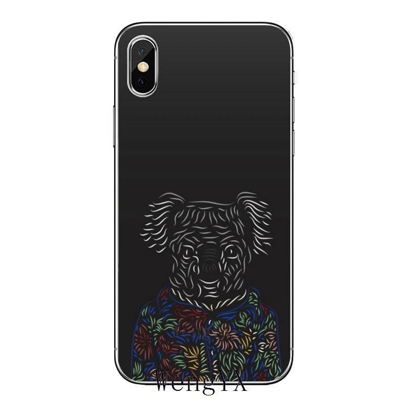 Для samsung Galaxy S10 Lite S9 S8 S7 S6 edge Plus S5 S4 Note 9 8 5 4 мини чехол милый мультфильм коала - Цвет: Koala-A-07