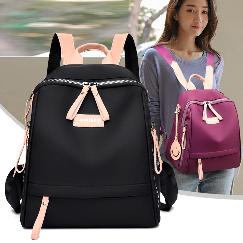 de moda para mujer, bolso clásico Color sólido, bolso de hombro 2022|Mochilas| - AliExpress