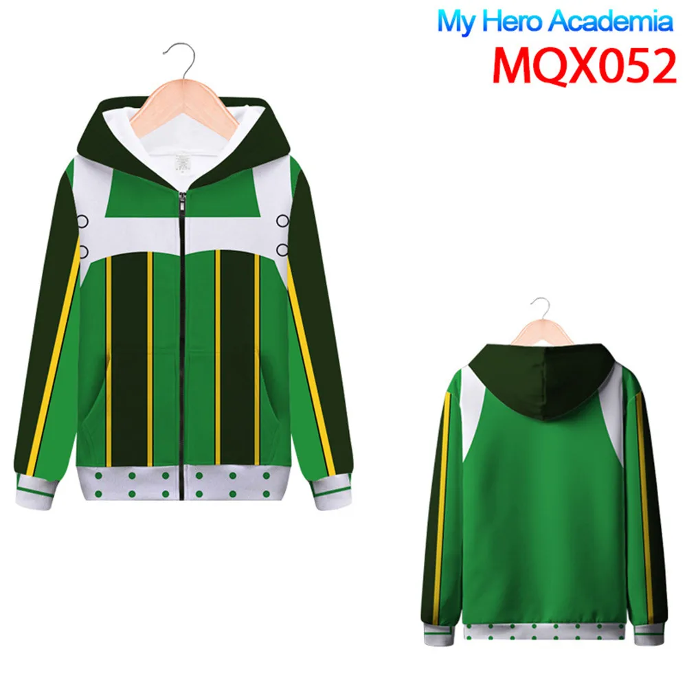 Style9 Косплей Аниме Academy Todoroki Shouto толстовка на молнии для мужчин и женщин 3D свитер воин все может Толстовка Куртка пальто костюм - Цвет: Style9