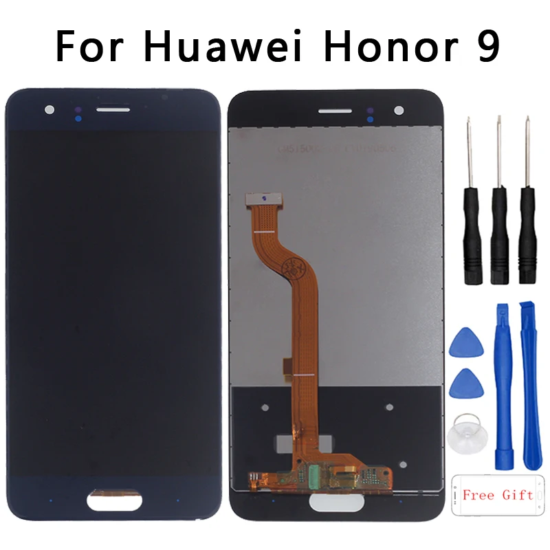 Для huawei Honor 9 ЖК-дисплей STF-L09 STF-AL10 STF-AL00 STF-TL10 Сенсорный экран Digitizer Замена для Экран |