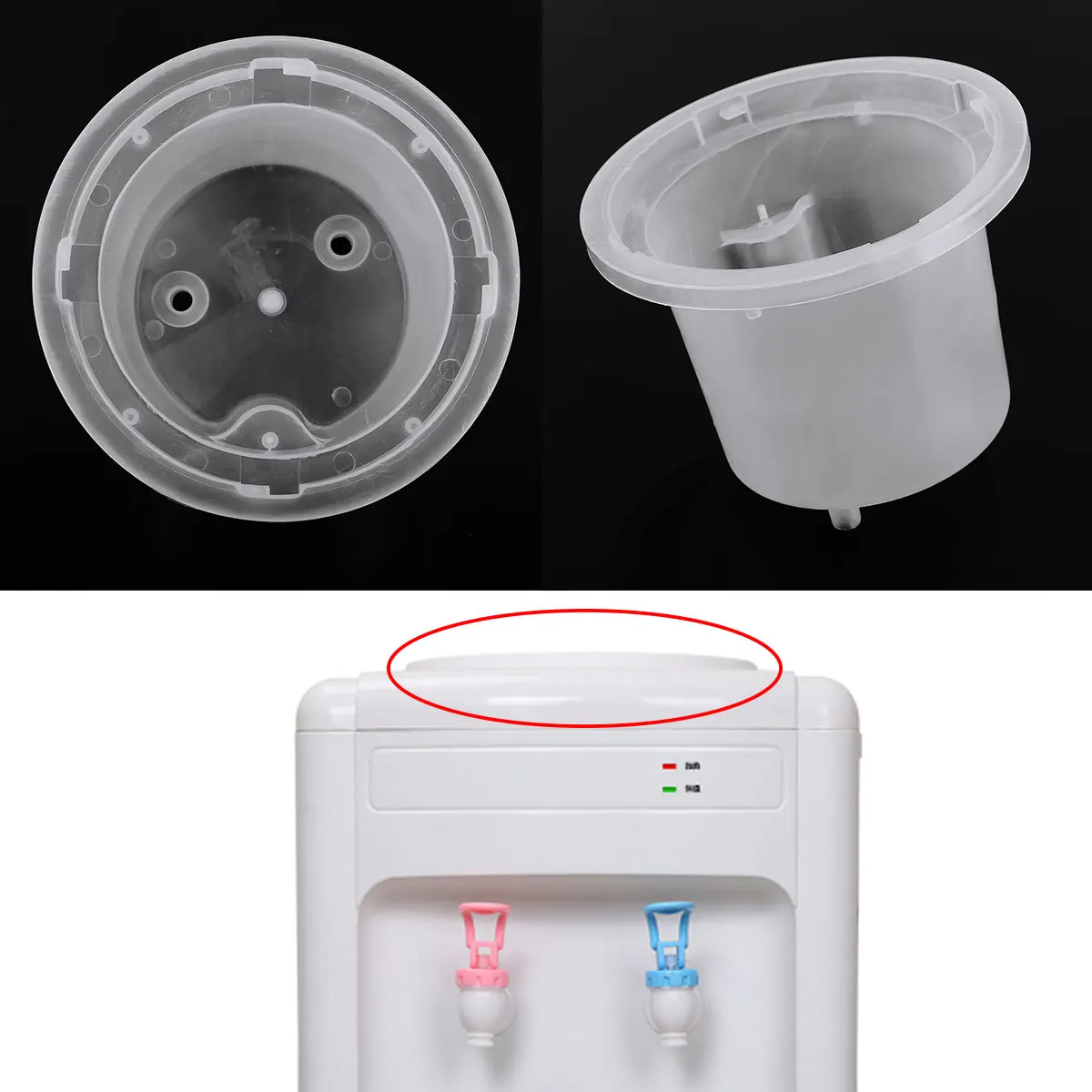 Universal Water Dispenser Smart Seat Connector Durable Plastic Keep Bracket Cooler Bottles Holder Part for Home Office Use | Дом и сад