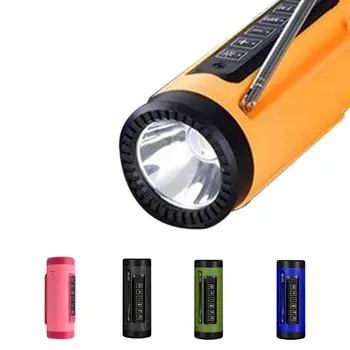 

iMice Portable Bluetooth Speaker Outdoor Wireless LED Flashlight Rechargeable SOS FM Radio Camping Lamp