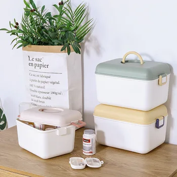 

Storage Box Bedroom Storage Box Multi-specification Toy Sundries Storage Medicine Box Plastic Simple Home Living Room Storage