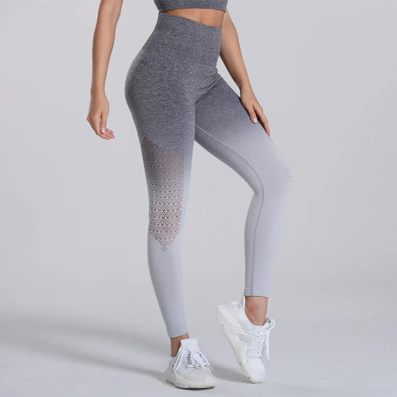 LANTECH Women Gym Yoga Seamless Pants Sports Lifting Stretchy High Waist Athletic Exercise Fitness Leggings Activewear Pants
