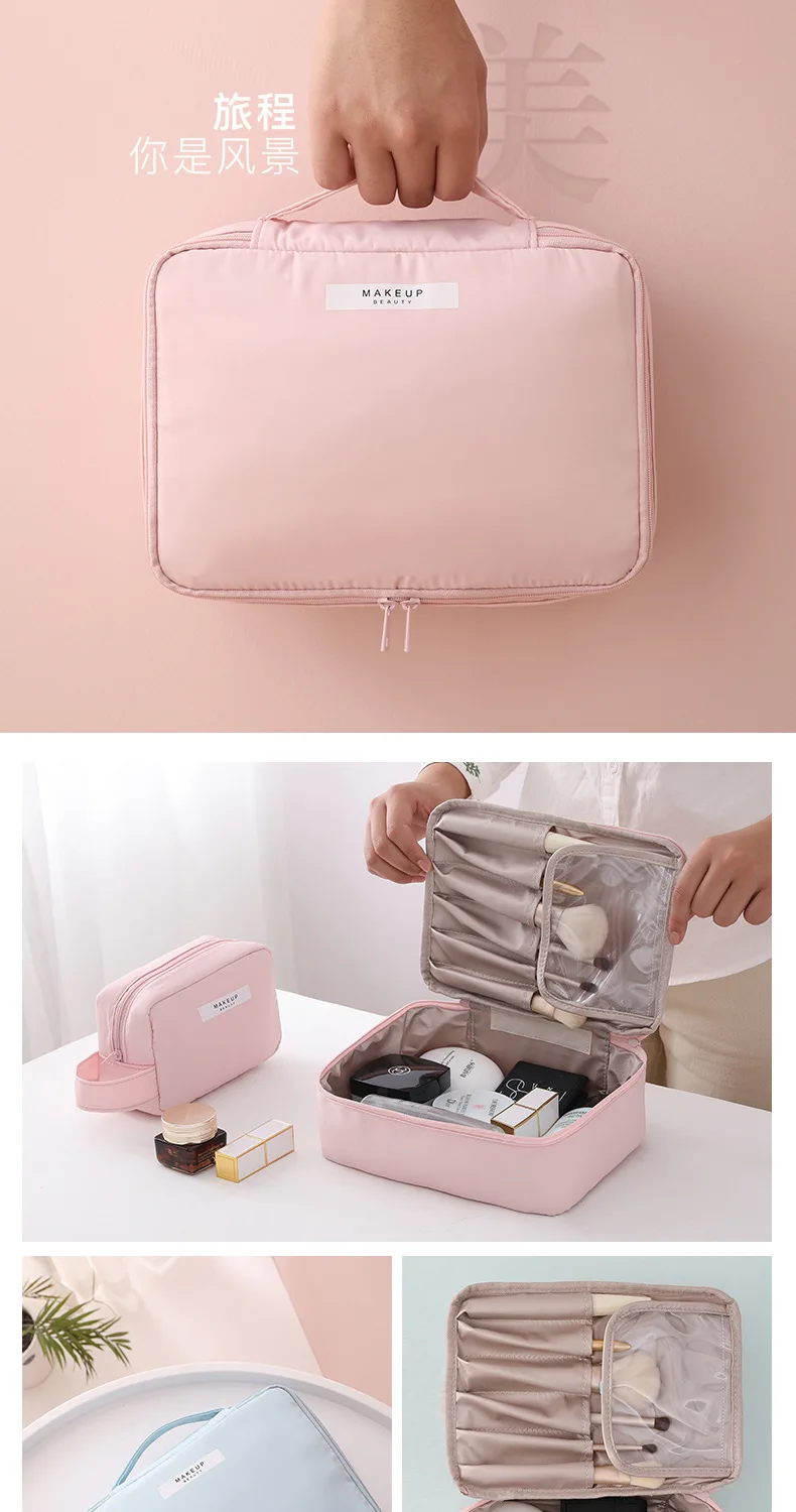 Cosmetic bag women's Portable Travel Cosmetic storage bag ins wind large capacity waterproof girl cosmetic bag