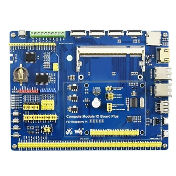 

Waveshare Raspberry Pi Compute Module 3+ CM3+ IO Board 7Inch HDMI LCD (C) DS18B20 IR Remote Controller (US Plug)