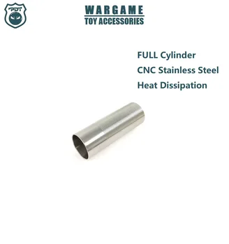 

Gear Box Parts Stainless Steel Heat dissipation Full Cylinder for Water Gel ball blaster AEG Airsoft Toy Gun