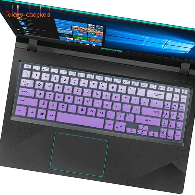 fadepurple Для Asus Vivobook 15 X560UD X560 X560u A560 A560UD X507Ub Yx560Ud Yx560U 15,6 дюймовый ноутбук клавиатура защитная накладка для телефона - Цвет: fadepurple