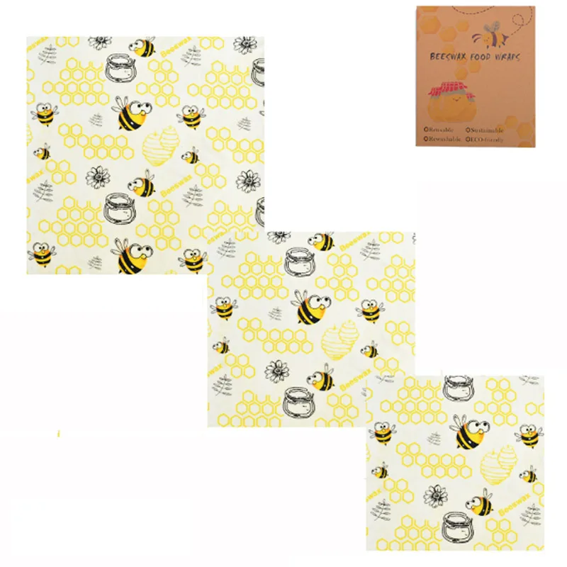 Свежий тканевый кухонный многоразовый пчелиный воск упаковка для еды свежий мешок Чехол Эластичный чехол джунгли вечерние пчелиный воск упаковка пластиковая упаковка - Цвет: 8