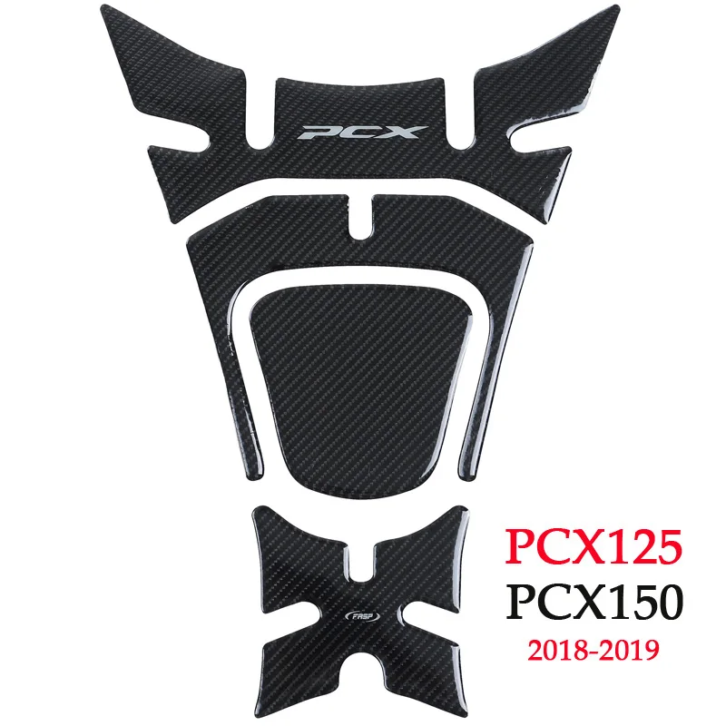 Для Honda PCX 125 150 PCX125 PCX150 2018 2019 3D обтекатель крышки бака Защитная 5D настоящая