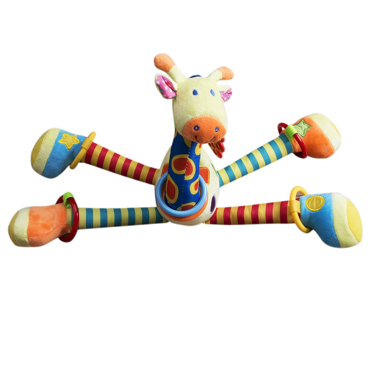 

Newborn Baby Girl Boy Carriage Bed Bells Hanging Soft Toy Animal Handbells Infant Newborn Warm Rattles Kids Baby Toys