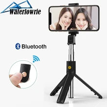 Селфи палка штатив для телефона портативный монопод крепление смартфон Стенд с Bluetooth дистанционное управление для iOS/Android/смартфон