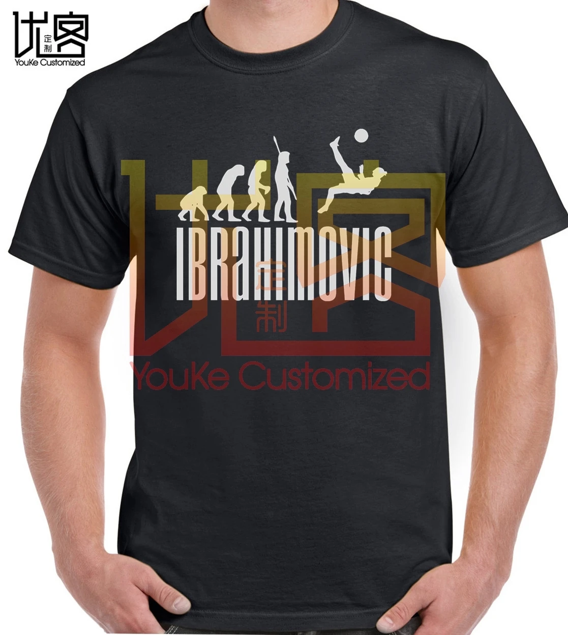 Новая Златан Ибрагимович Футболка Мужская Женская мода Crewneck 100% хлопок короткий