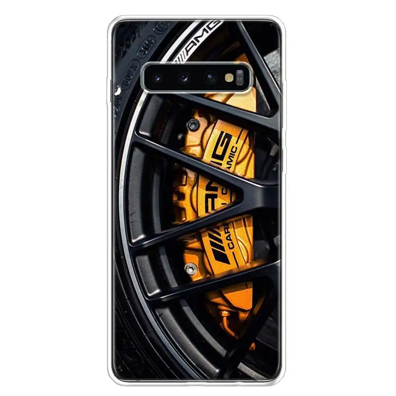 Спортивные автомобильные колеса крышка чехол для телефона для samsung Galaxy S10+ Note 10 9 8 S9 S8 J4 J6 J8 плюс S7 S6 корпус под плетенную сумку - Цвет: TW208-9