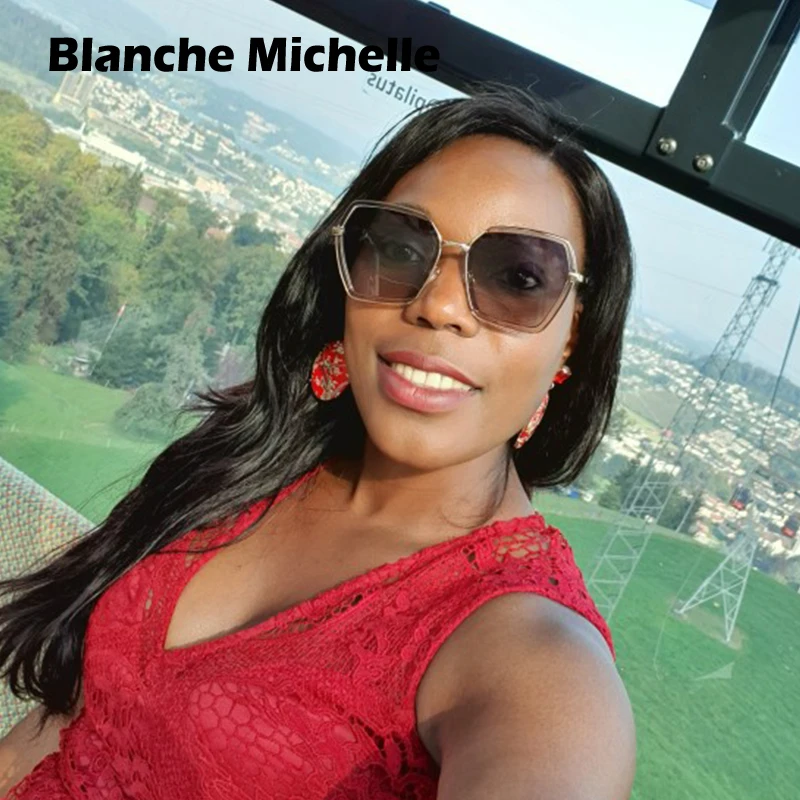 Солнечные очки Blanche Michelle поляризационные UV400 женские зеркальные солнцезащитные