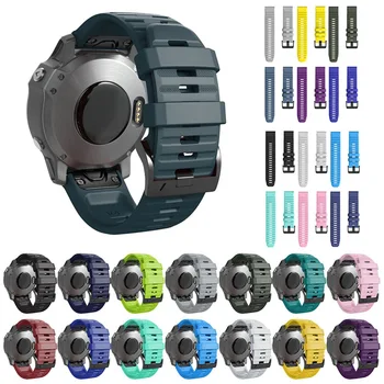 

Watch Band Soft Silicone Strap for Garmin Fenix 6X/5X/5X Plus Replacement Watchband For Garmin Fenix 3/Fenix 3HR Strap Bracelet