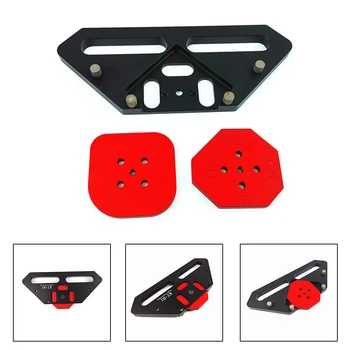 

3pcs/set Home Professional Carpenter Woodworking Tool Trimming Corner Template Router Table Plate Hardware R15-R30 C15-C30
