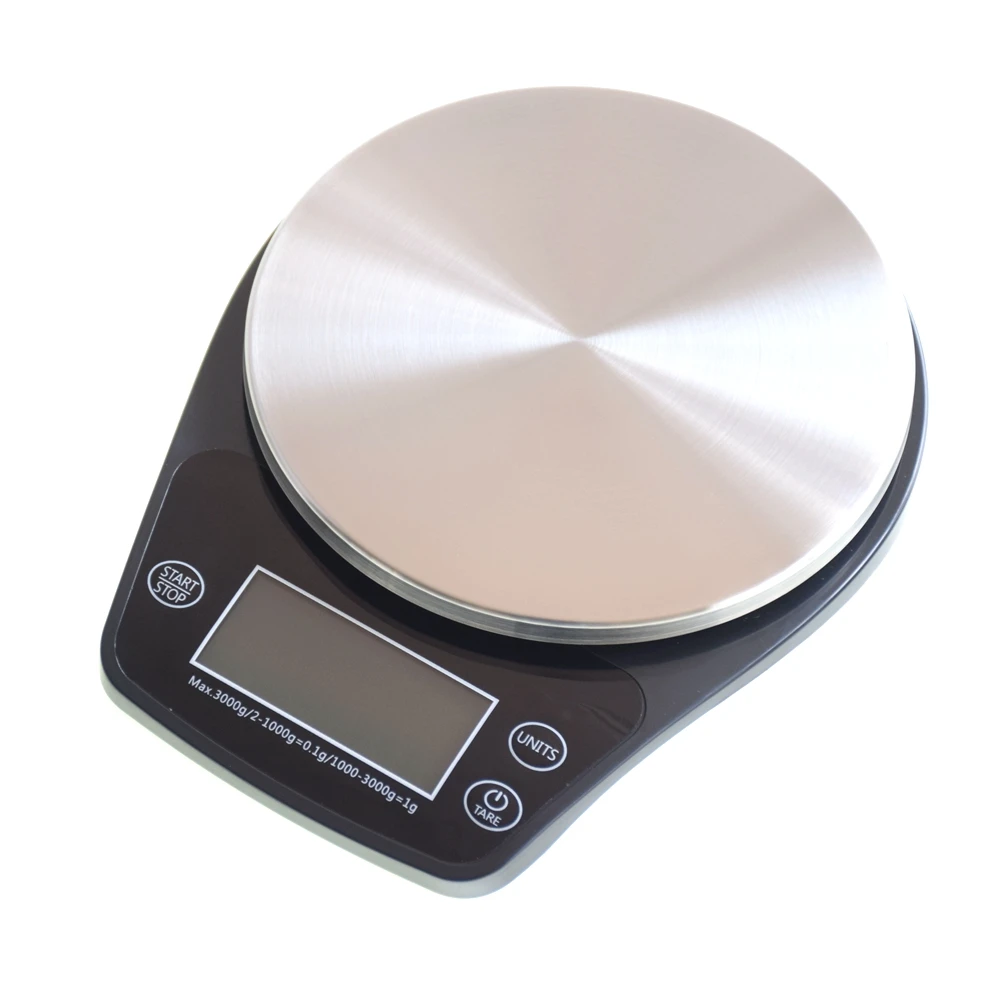 

Free Shipping Mini Drip Digital Scale with Time Coffee Kitchen Backing Scale 0.1-3000g