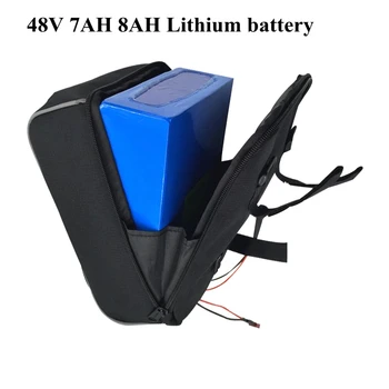 

Scooter Battery 48V 7Ah 8Ah Lithium Ion Battery More Distance 15A BMS for 750W 500w Motor Scooter + 3A Charger +bag