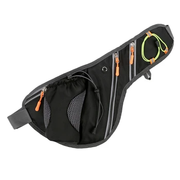 

Hiking Running Fanny Pack with Water Bottle Holders - Waterproof Running Waist Bag for Men Women Running Walking