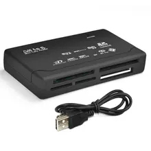 Устройство для чтения карт памяти Mini 26 в 1, USB 2,0, высокая скорость для CF xD SD MS SDHC, с устройством чтения