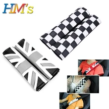 For Mini Cooper R56 F56 F55 Car Seat Belts Covers Padding for Countryman R60 F60 for Mini Clubman F54 R55 Seat Belt Protective