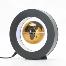 

LED World Map Novelty Magnetic Levitation Floating Globe LED Floating Tellurion With LED Light Home Decoration Office Ornament